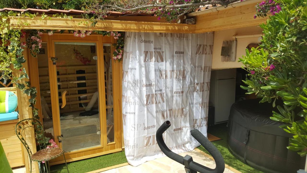 Nouveau ! Chambre D'Hote Insolite Privee " Coeurs De Pirates A Bali En Provence" Spa Sauna Massages Dans Cadre Exotique D'Amenagements Exterieurs D'Exception Ete Comme Hiver Bienvenue !!! Кавалер-сюр-Мер Екстер'єр фото